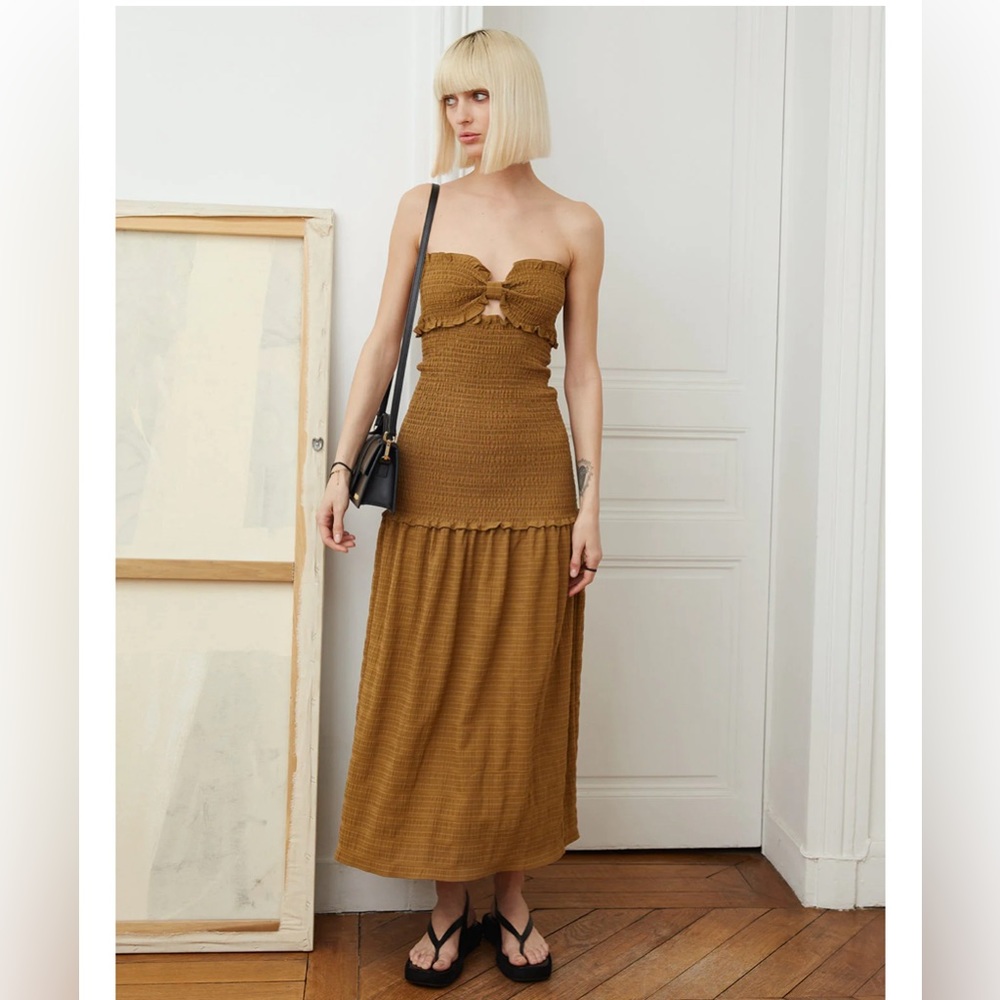 Nora Smocked Midi Dress